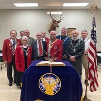 Officers of the past of Mansfield Elks lodge 56 of Ohio